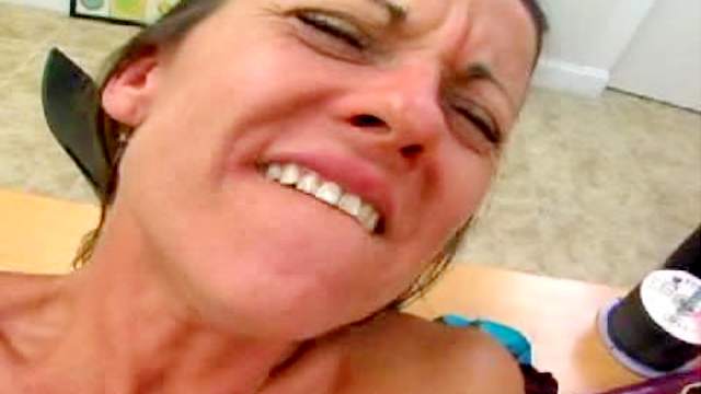 Slut fucked on desk