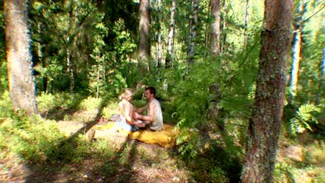 Sensual teen hardcore in woods
