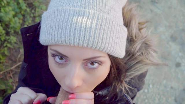 Teen sucks and fucks for money in outdoor scenes
