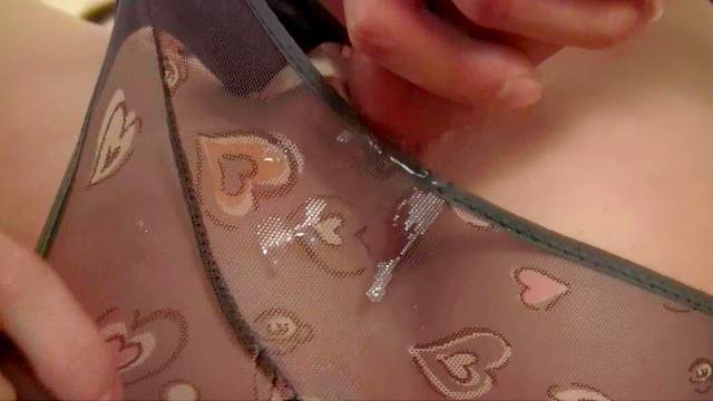 Sheer fullback panties on fucked teen